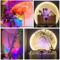 16 цветов закат радужная проекционная лампа